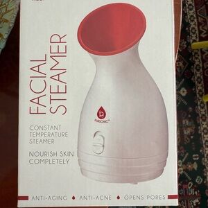 Pursonic Red and White Skincare Facial Steamer